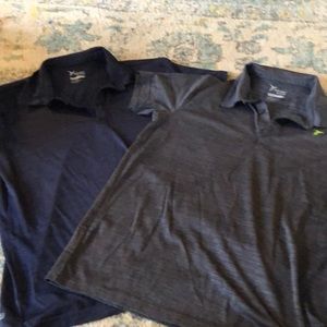 Boys size large 2 Go-Dry polos (10/12)